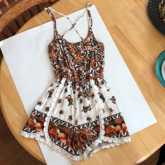 Sequin Hearts Pants - Romper